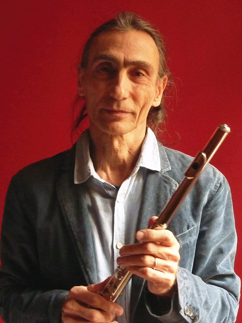 Raffaele Minervino, yoga and flute